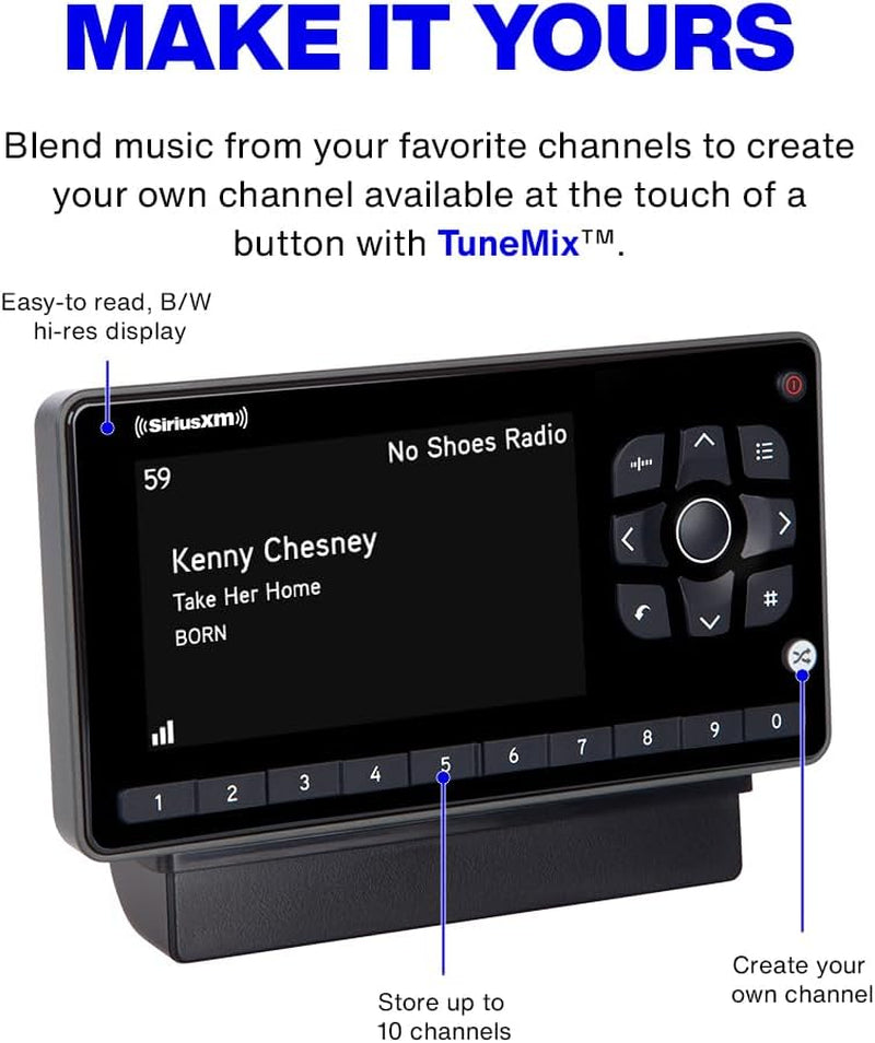 Onyx EZR Satellite Radio with Vehicle Kit (SXEZR1V1)
