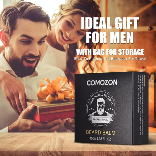 Kit Barbe Homme Complet 12 En 1, Rasoir, Rouleau Barbe, Lames Barbe
