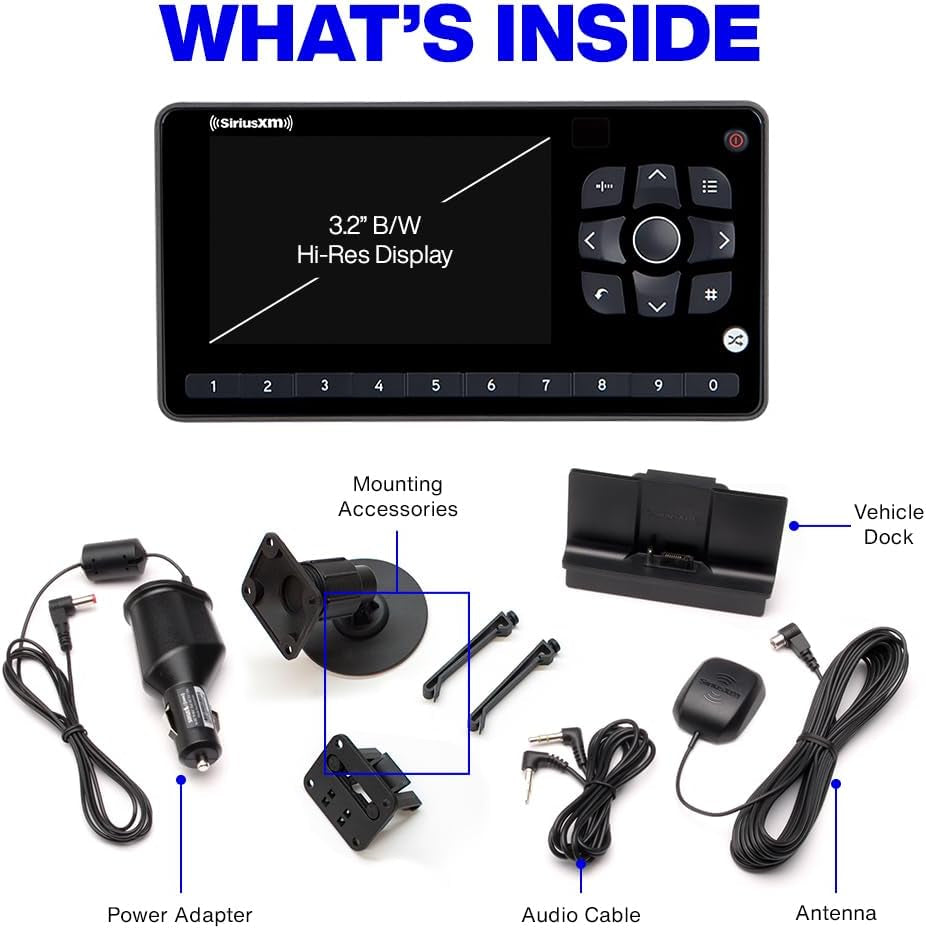 Onyx EZR Satellite Radio with Vehicle Kit (SXEZR1V1)